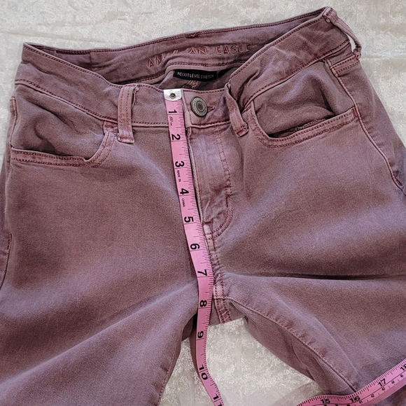 American Eagle Outfitters Mauve Skinny Jeans - Picture 7 of 8